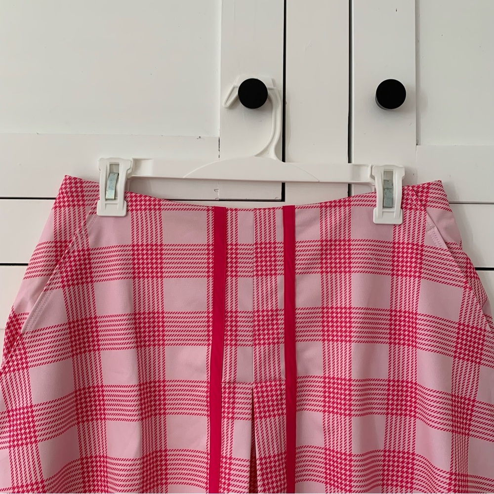 Bobbe Pink Box Pleated Tennis Skort Size Large - Picture 2 of 16